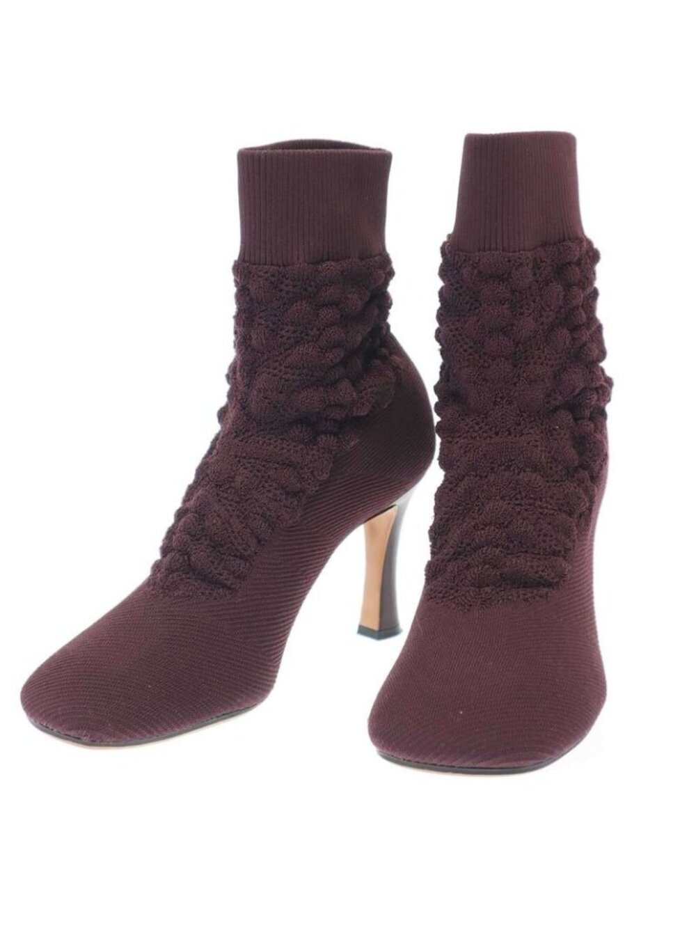 Celine By Phoebe Philo Stretch Sock Boots Burgundy 37